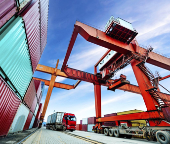 Industrial port containers