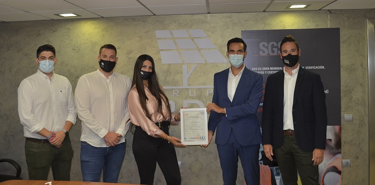 SGS entrega certificado UNEF al GRUPO RDS