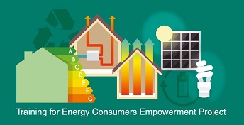 Logo proyecto Erasmus+ TRECE “Training for Energy Consumers Empowerment”