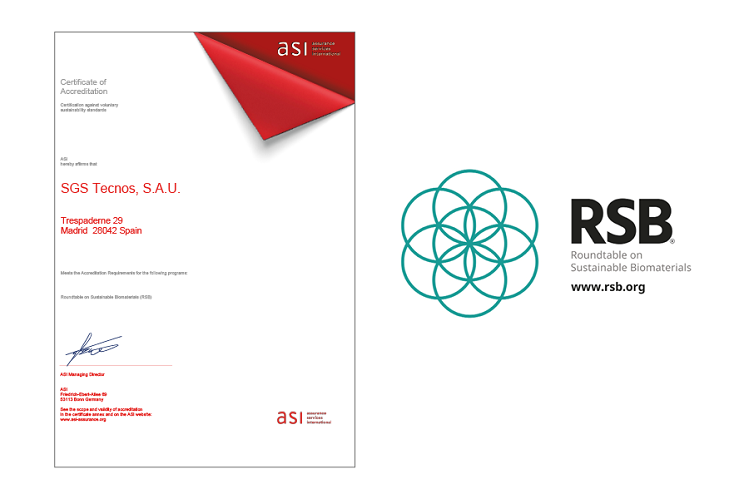 SGS primera entidad acreditada en España bajo el estándar RSB